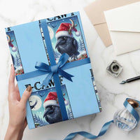 F Caw F Christmas Raven Wrapping Paper Roll Funny Bird Lover Gift - Wonder Print Shop