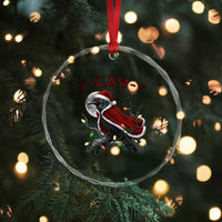 F Caw F Raven Sarcastic Joke Crystal Glass Ornament Holiday Gag Gift TS12