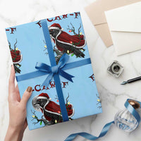 F Caw F Raven Sarcastic Joke Wrapping Paper Roll Holiday Gag Gift - Wonder Print Shop