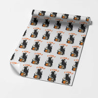 F Caw F Raven Witch Coffee Wrapping Paper Roll Funny Halloween Sarcastic Gothic Bird with Attitude - Wonder Print Shop