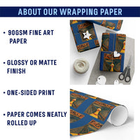 F Caw F Screaming Chicken Wrapping Paper Roll Funny Fawk Off Meme - Wonder Print Shop