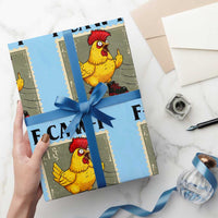 F Caw F Screaming Chicken Wrapping Paper Roll Metal Heavy Punk Rock Music - Wonder Print Shop