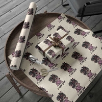F Caw Love Wrapping Paper Roll Funny Anti Valentines Day Gothic Bird Meme
