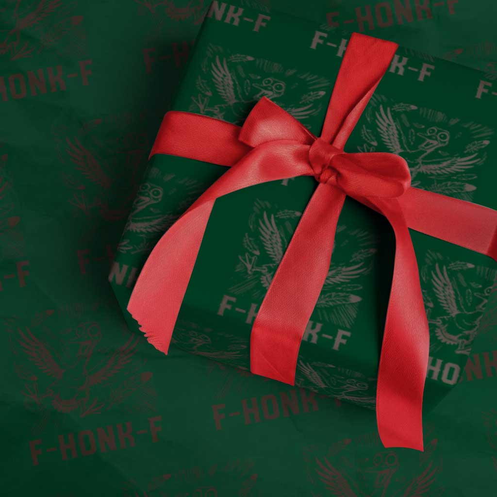 F Honk F Goose Lover Wrapping Paper Roll Funny Silly Chaotic Gift - Wonder Print Shop