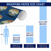 F Honk F Goose With Knife Wrapping Paper Roll Funny Chaotic Meme Gift - Wonder Print Shop