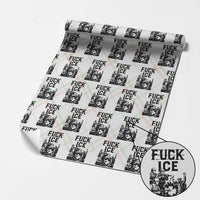 F Ice Riot Protest Graphic Wrapping Paper Roll Political Resistance Against Ice Violence