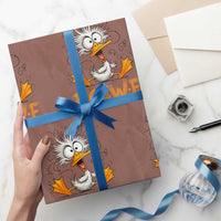 F Quack F Duck Lover Wrapping Paper Roll Funny Farm Gift - Wonder Print Shop