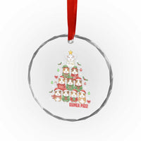 Fa La La La Guinea Pigs Crystal Glass Ornament Funny Christmas Cavy Lover Gift - Wonder Print Shop