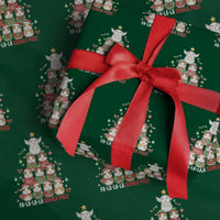 Fa La La La Guinea Pigs Wrapping Paper Roll Funny Christmas Cavy Lover Gift - Wonder Print Shop