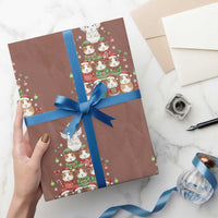 Fa La La La Guinea Pigs Wrapping Paper Roll Funny Christmas Cavy Lover Gift - Wonder Print Shop