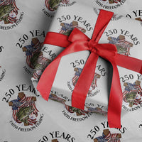 Faith Freedom Fishing Wrapping Paper Roll 250 Years Of Christian Fish Hunting