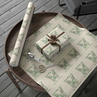 Faith Hope Love Liver Cancer Awareness Wrapping Paper Roll Butterfly Ribbon Floral Gift