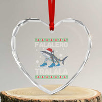 Falalero Tralala Italian Brainrot Meme Christmas Heart Crystal Glass Ornament Funny Gen Z Alpha Ugly Xmas Gift - Wonder Print Shop