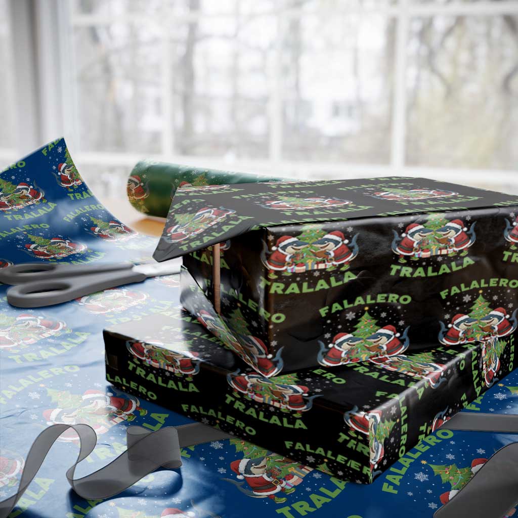 Falalero Tralala Wrapping Paper Roll Funny Italian Brainrot Meme Christmas Gift - Wonder Print Shop