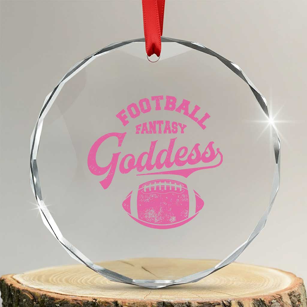 Fantasy Football Goddess Crystal Glass Ornament Sports Party Gifts - Wonder Print Shop