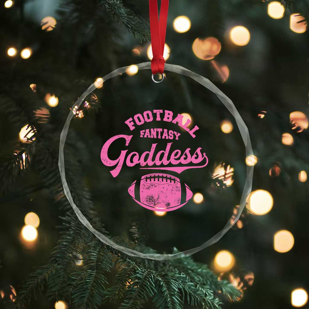 Fantasy Football Goddess Crystal Glass Ornament Sports Party Gifts - Wonder Print Shop