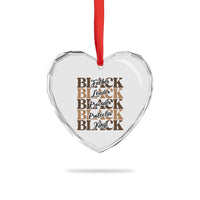 Father Leader Provider Protector King Heart Crystal Glass Ornament Proud Black Dad Gift