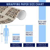 Father Leader Provider Protector King Wrapping Paper Roll Proud Black Dad Gift