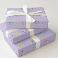 Faux Yarn Easter Bunny Effect Printed Wrapping Paper Roll Coquette Aesthetic Gift