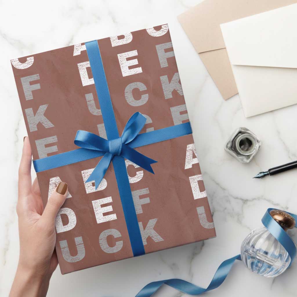 Fck Ice Wrapping Paper Roll Chinga La Migra Subtle FDT
