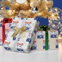 Fck Ice Wrapping Paper Roll Get The Fck Out Of Minneapolis Polar Bear