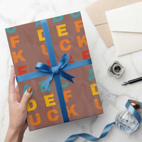 Fck Ice Wrapping Paper Roll Retro Protest Chinga La Migra Subtle FDT