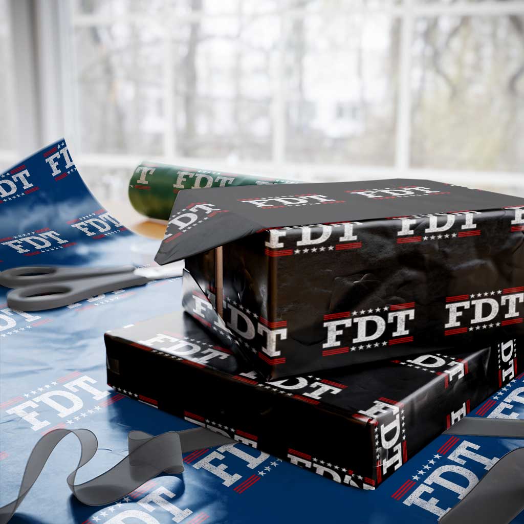 FDT Wrapping Paper Roll Resistance Resist Tyranny Support