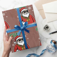 Feeling 67 This Christmas Wrapping Paper Roll Funny Cool Santa Six Seven Meme Holiday - Wonder Print Shop