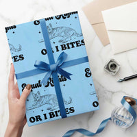 Feminist Cat Wrapping Paper Roll Equal Rights or I Bites Human Rights - Wonder Print Shop