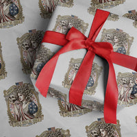 Feminist Medusa Girls Will Be Girls Wrapping Paper Roll USA 250 Anniversary Gift