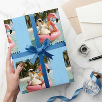 Feral Girl Summer Wrapping Paper Roll Silly Goose Summer Beach Meme