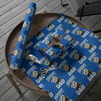 Ferret Dad Life Wrapping Paper Roll Cute Exotic Animal Parent Gift