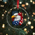 Fierce American Eagle Crystal Glass Ornament Bold Patriotic 4th of July USA Freedom - Wonder Print Shop