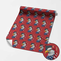 Fierce American Eagle Wrapping Paper Roll Bold Patriotic 4th of July USA Freedom - Wonder Print Shop