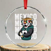 Fierce Mexico Jaguar Soccer Pride Fan Gift Crystal Glass Ornament