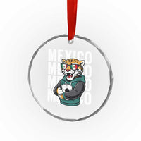 Fierce Mexico Jaguar Soccer Pride Fan Gift Crystal Glass Ornament