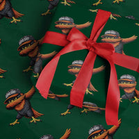 Fierce Oriole Spirit Graphic Wrapping Paper Roll Cool Game Day Sports Fan
