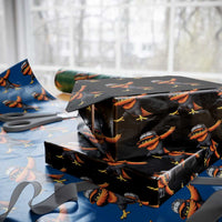 Fierce Oriole Spirit Graphic Wrapping Paper Roll Cool Game Day Sports Fan