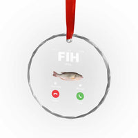 Fih Calling Remind me Message Decline Accept Crystal Glass Ornament Phone Call Fish TS10