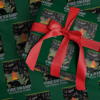 Fire Swamp National Park Wrapping Paper Roll Inconceivable Fantasy Adventure - Wonder Print Shop