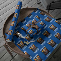 Firm In Faith Fierce In Justice Charlie Kirk Wrapping Paper Roll Christian Cross American Flag - Wonder Print Shop