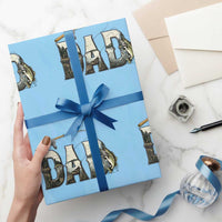 Fishing Dad Wrapping Paper Roll Funny Angler Fathers Day Gift