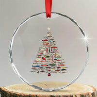 Fishing Lure Christmas Tree Crystal Glass Ornament Retro Fisherman Xmas Fish Fly - Wonder Print Shop