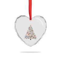 Fishing Lure Christmas Tree Heart Crystal Glass Ornament Retro Fisherman Xmas Fish Fly - Wonder Print Shop