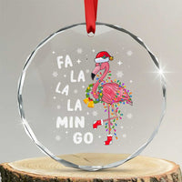 Flamingo Crystal Glass Ornament Hawaii Christmas Xmas Lights Tree TS10