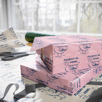 Fluent In FOWL Language Wrapping Paper Roll Vintage 90s Funny Duck Meme - Wonder Print Shop