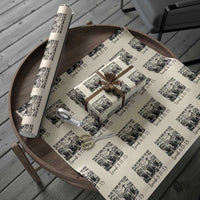 Follow the Word Not The Herd Wrapping Paper Roll Vintage Bible Verse Christian Country Highland Cow Boho - Wonder Print Shop