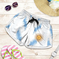 Football 2026 Argentina Shorts for Women Vamos La Albiceleste