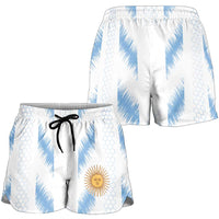Football 2026 Argentina Shorts for Women Vamos La Albiceleste