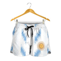 Football 2026 Argentina Shorts for Women Vamos La Albiceleste